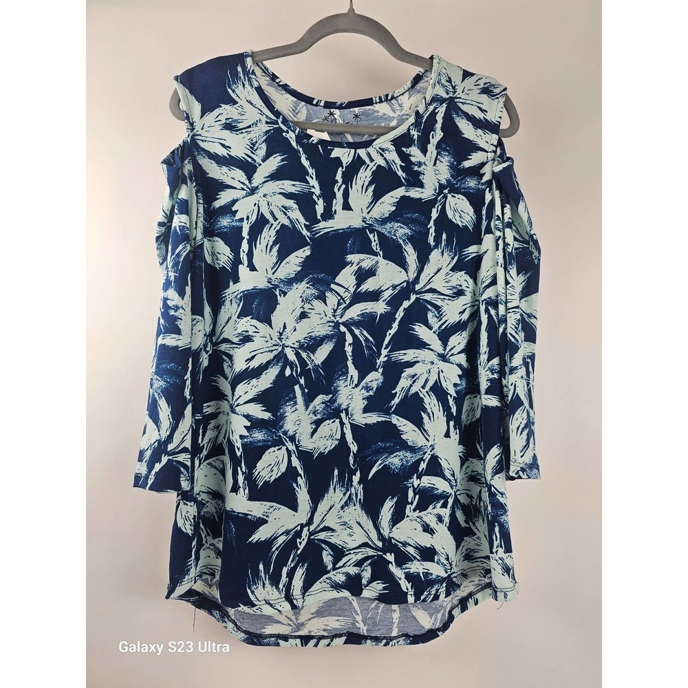 PALM Grove, NWT, women's shoulder lessons blouse, szL